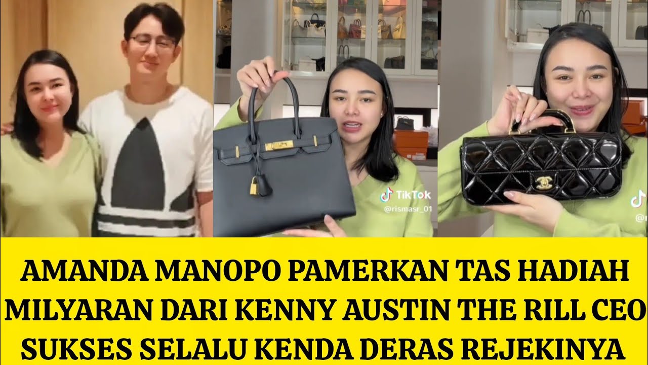 AMANDA MANOPO PAMERKAN TAS HADIAH MILYARAN DARI KENNY AUSTIN THE RILL CEO SUKSES DERAS REJEKINYA