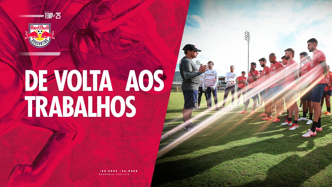 REAPRESENTAÇÃO | Elenco do Red Bull Bragantino se reapresenta para temporada 2025.