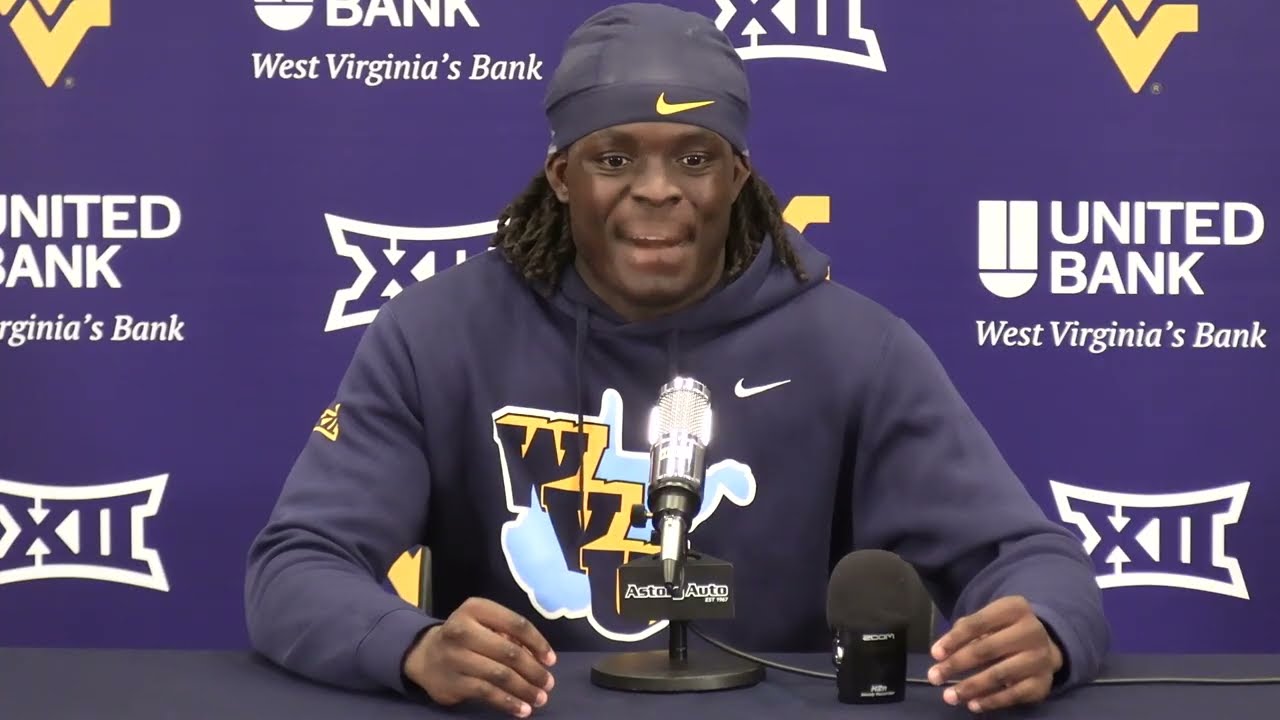 Пресс-конференция WVU Football Geimere Latimer II, 02.04.26