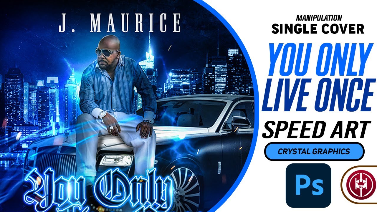 Mixtape Cover /Album Cover Art Design | Photoshop ( Speed Art ) CG 04 - CrystalGFX Designs