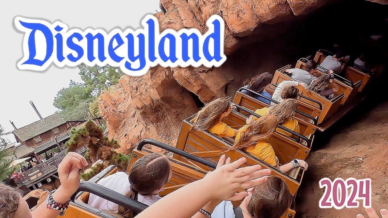 Big Thunder Mountain Railroad Full Ride!! 2024 4k Disneyland