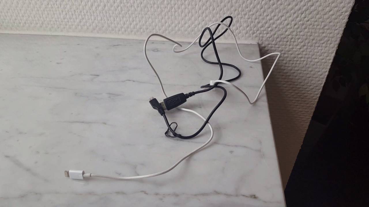 Life Hack DIY Kabel Salat ordnen mit Foldbackklammer Binder Clips