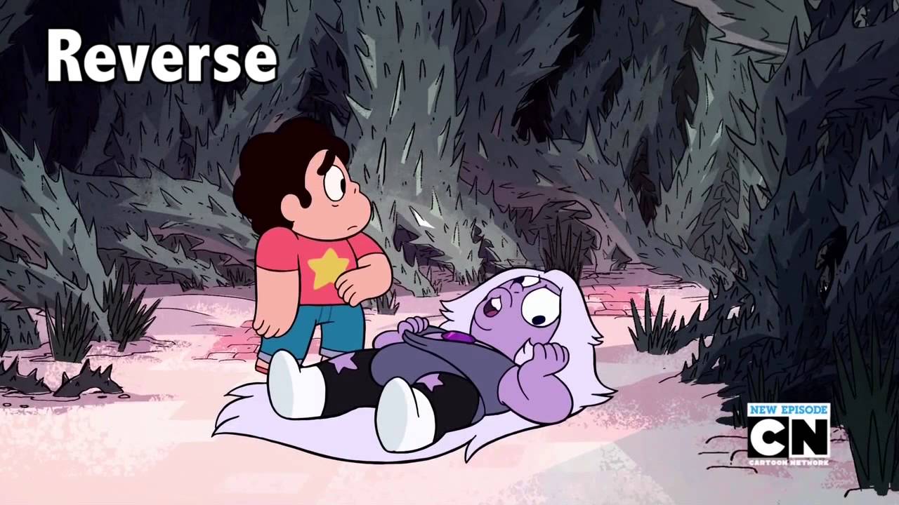 Amethyst's Reverse Dialog | An Indirect Kiss | Steven Universe