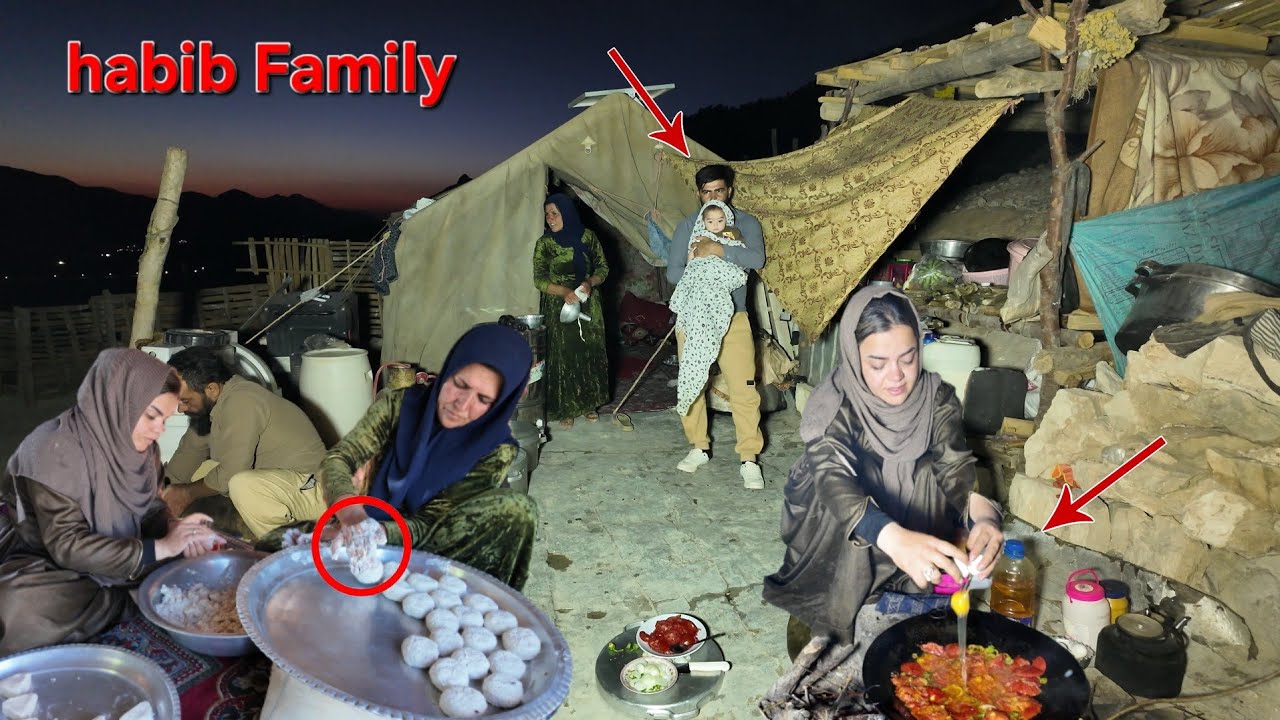 A Night Among Iranian Nomads: A Documentary on the Life of the Habib Family in the Mountain
