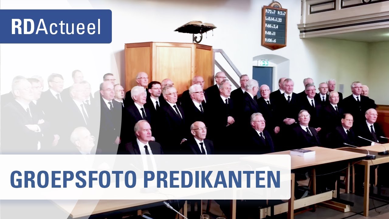 Zo werd de groepsfoto op de GG-synode gemaakt - RD