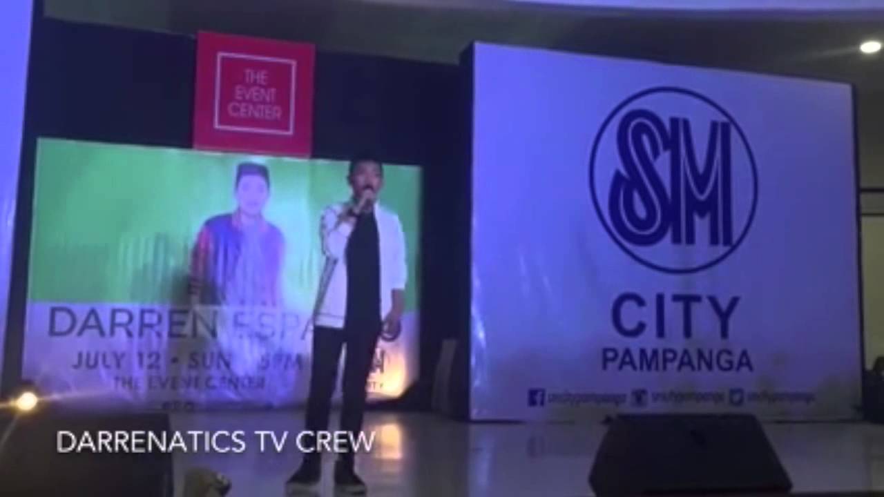 DARREN ESPANTO LIVE IN SM CITY PAMPANGA - FULL VIDEO PERFORMANCE (July 12,2015
