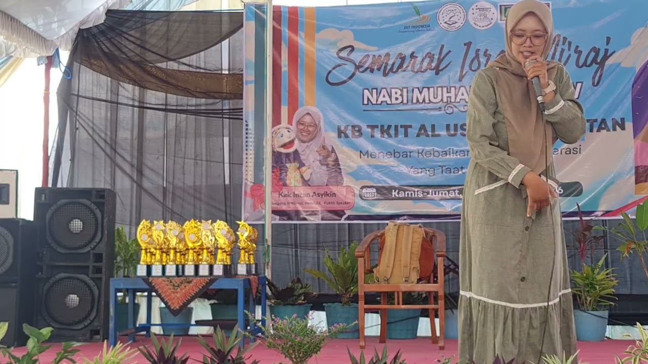 Berkisah bersama Kak Intan Asyikin - Isra Mi'raj KB TKIT Al Uswah Magetan (Part 1)