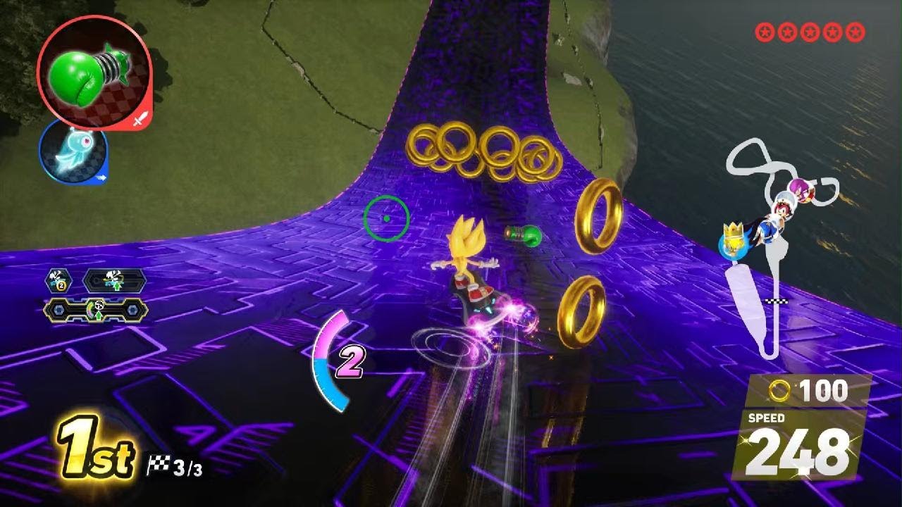 Sonic VS. Silver Rematch Sonic Racing CrossWorlds