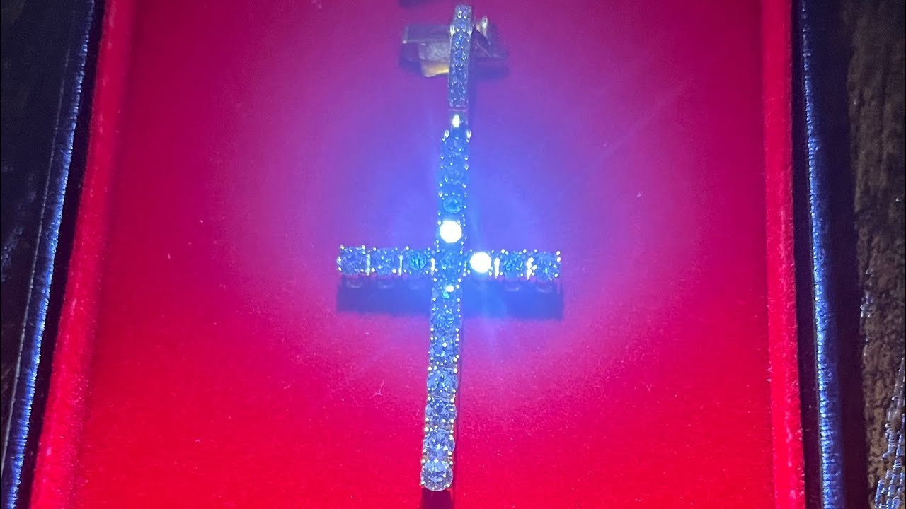 Diamond cross pendant from TraxNyc