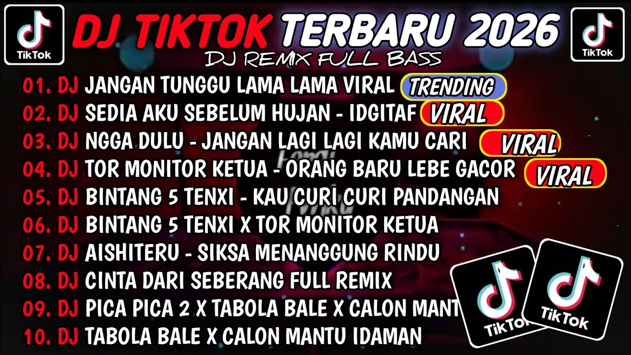 DJ TIKTOK TERBARU 2026🎵DJ JANGAN TUNGGU LAMA LAMA🎵DJ IDGITAF - SEDIA AKU SEBELUM HUJAN