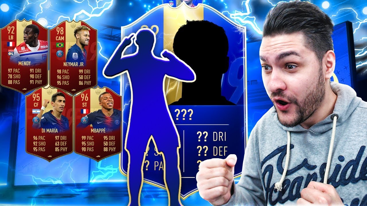 FIFA 19 LIGUE 1 TOTS REWARDS w/ 5 PLAYER PICKS + 4 X ULTIMATE PACKS & GUARANTEED 3 X TOTS PACK