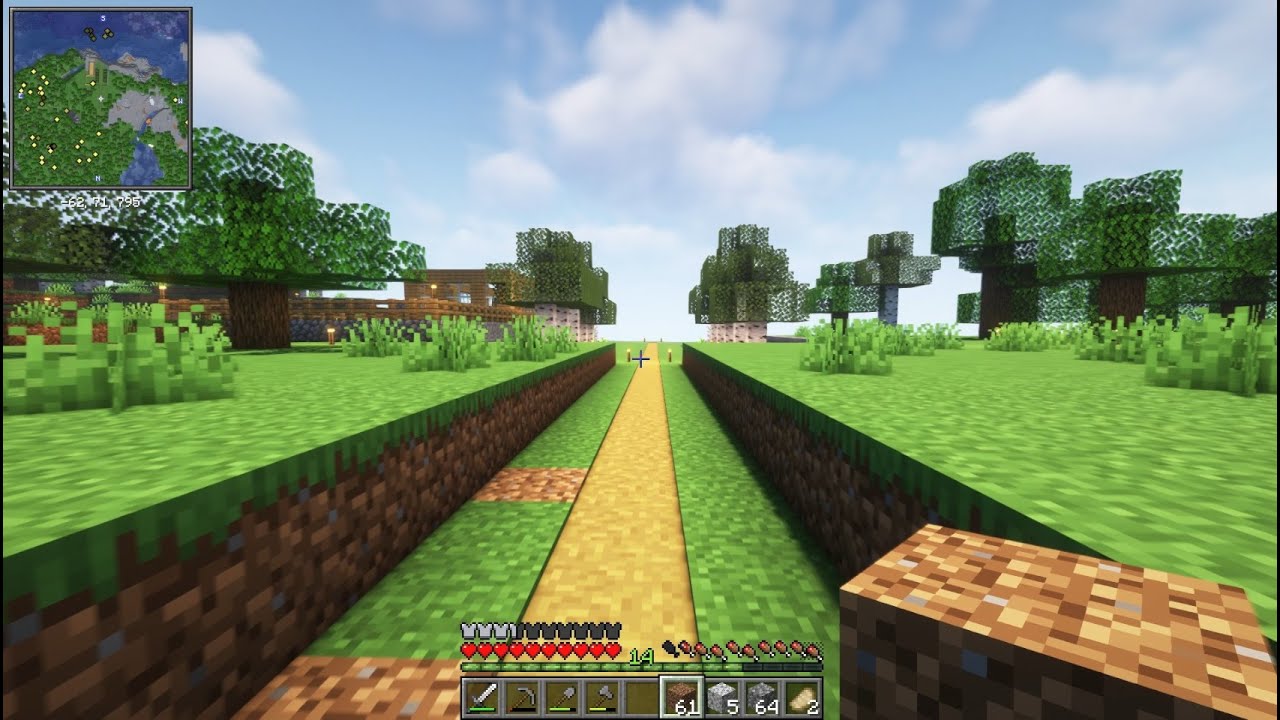 Minecraft - Building a Castle Courtyard