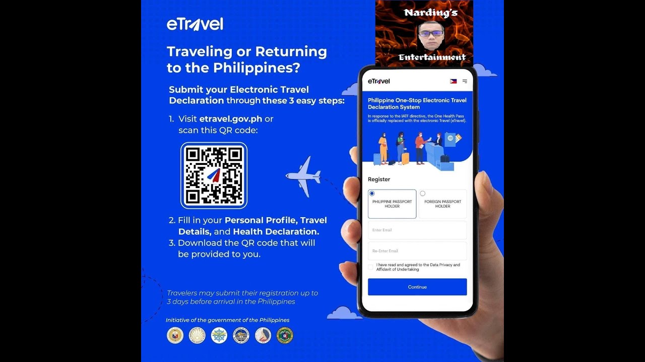 Etravel Updated2022!This is to all passenger arriving in the Philippines starting 2 December 2022.
