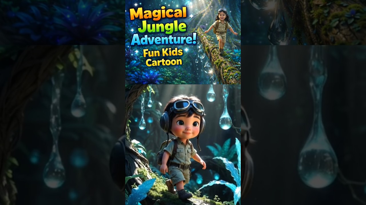 Magical Jungle Adventure Cartoon 🌿✨ | Fantasy Kids Story | 4K Animation  | 