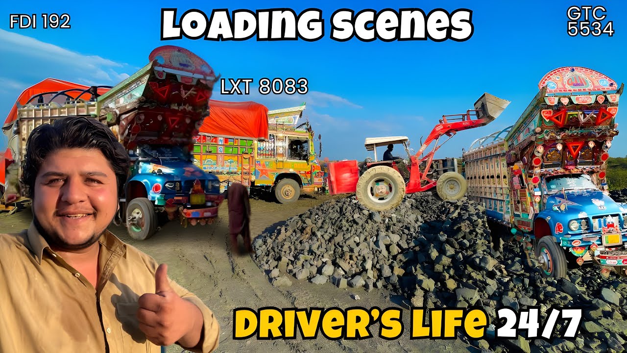Raat ko Loading krna Pri 🚛| LXT 8084,FDI 192 or GCT 5533 sangat 🔥| 24/7 Driver’s Life 