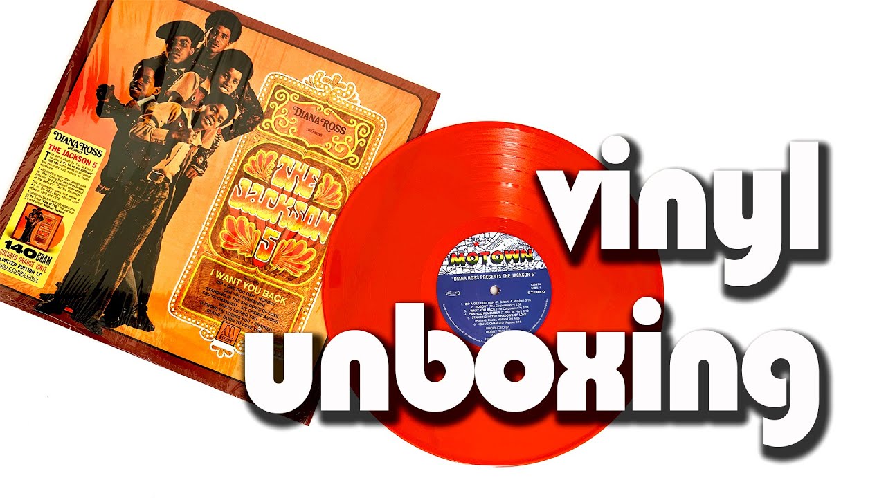 Jackson 5 - Diana Ross Presents the Jackson 5 New Orange Vinyl Reissue Unboxing!!