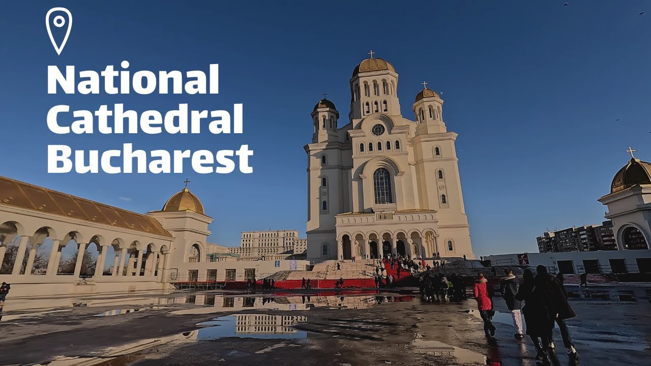 Walking the National Cathedral: Bucharest's Golden Landmark 2026 | Go Pro 4k