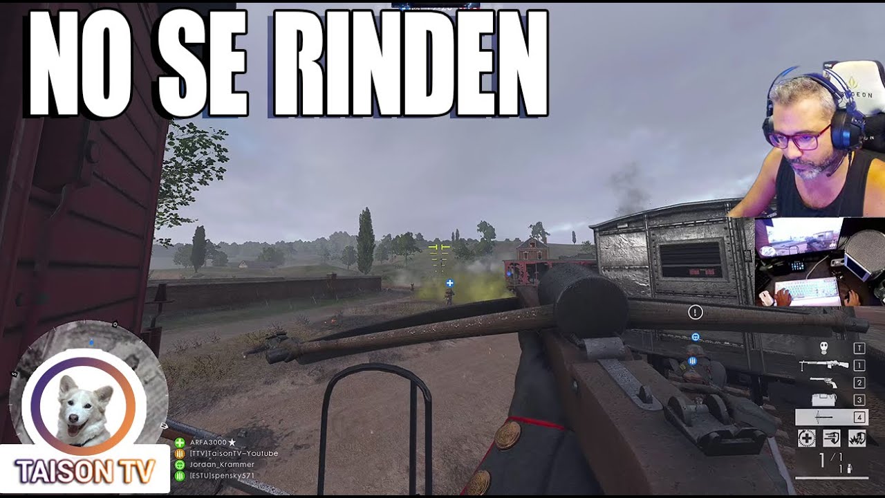 El Enemigo no Se Rinde y me ponen muy loco Battlefield 1