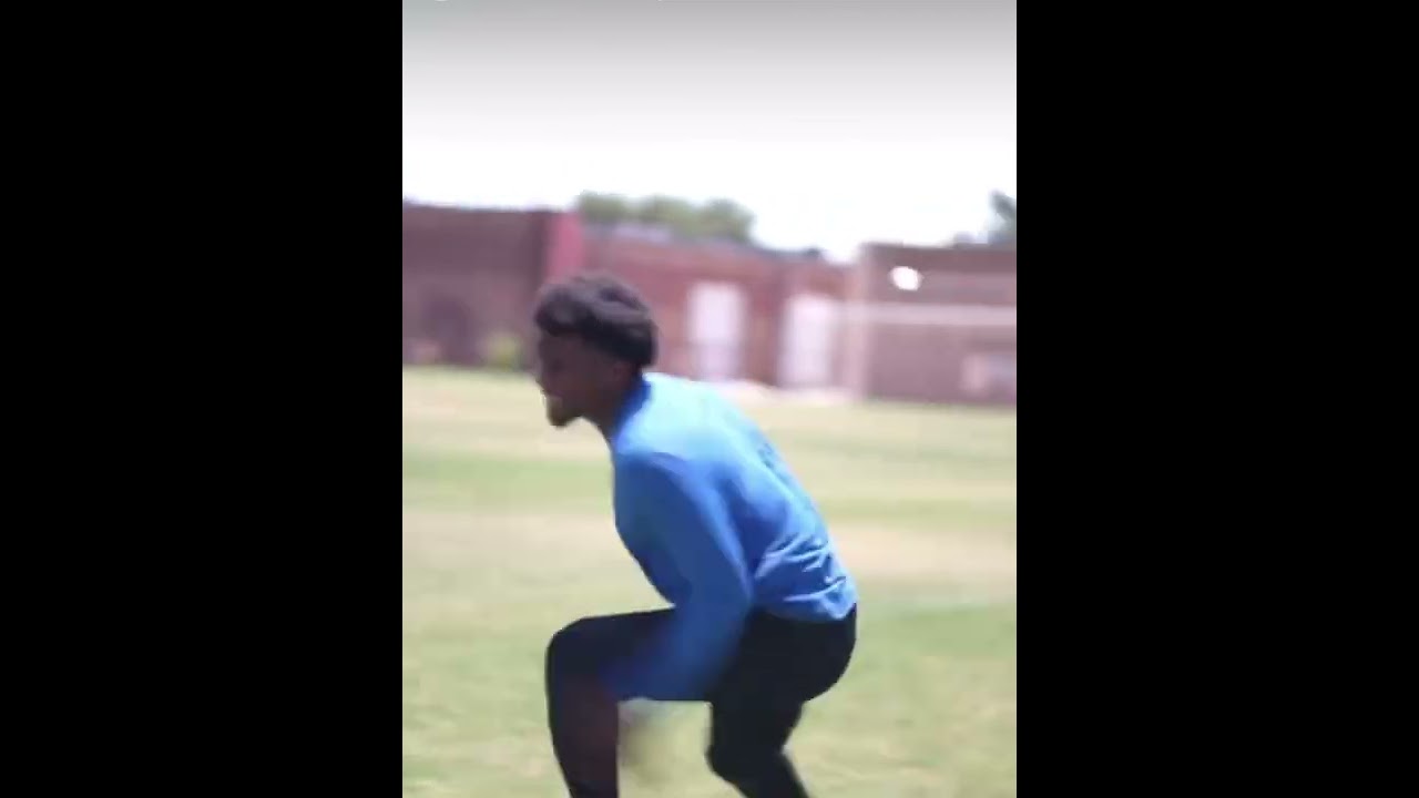 Charvarius Ward is out there working on his man-coverage skills