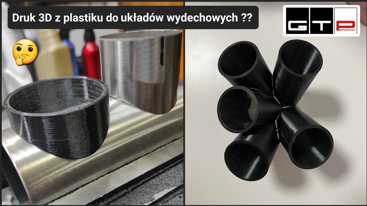 Druk 3D do układów wydechowych? Zastosowanie, porady. P-cuts | Szyszki 4w1 3w1| Trójniki
