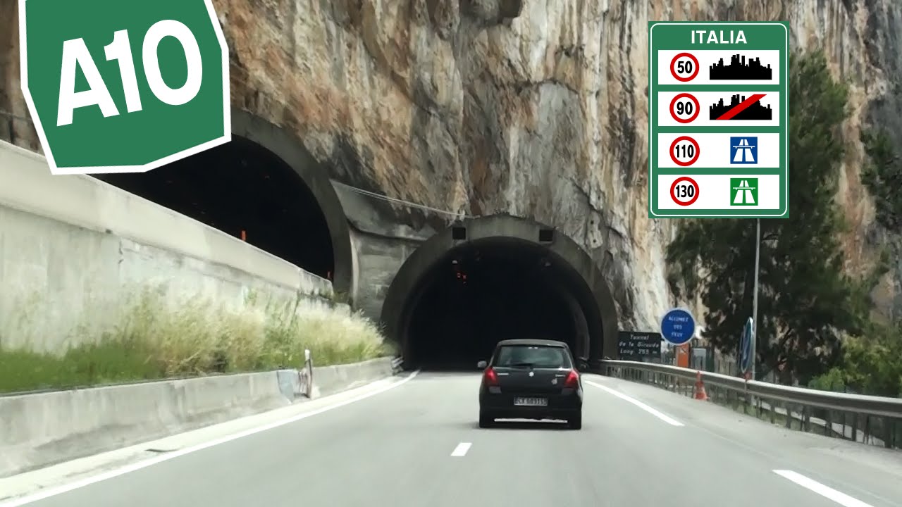 IT / A10 Frontiera Francia Italia - Ventimiglia - San Remo / Autostrada dei Fiori