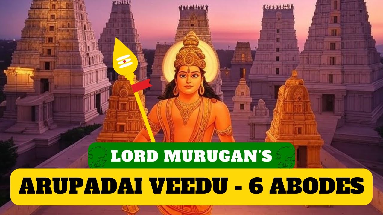 Murugan's Arupadai Veedu Veedu - Six Sacred Abodes #murugan #tamilnadu #temple