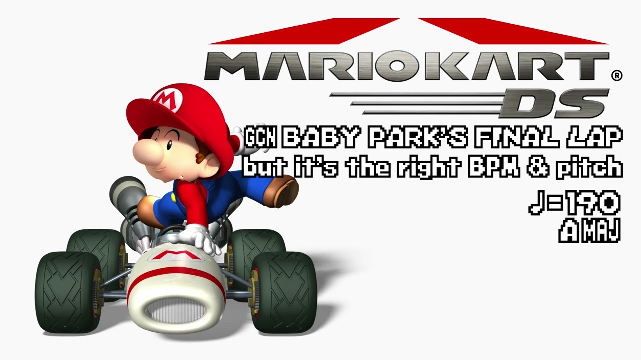 (MKDS) GCN Baby Park Final Lap Fixed