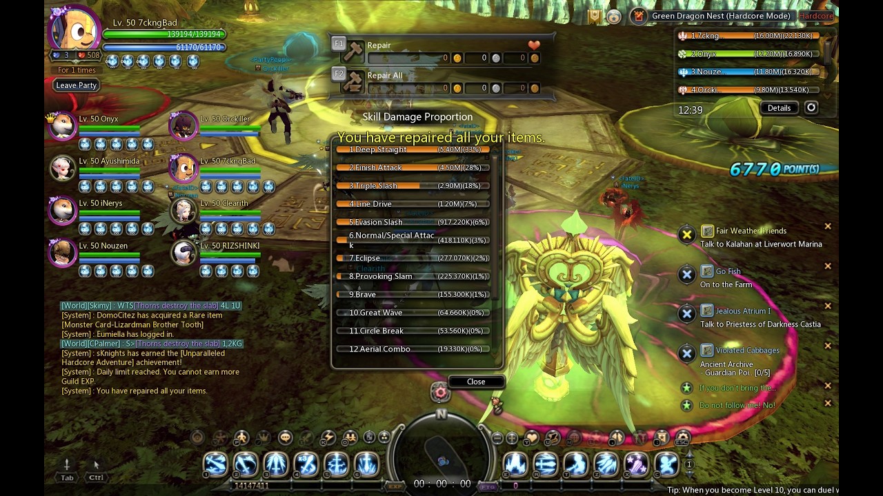 GDNHC Weekly Run - Gladiator POV [Dragon Nest SEA Classic]