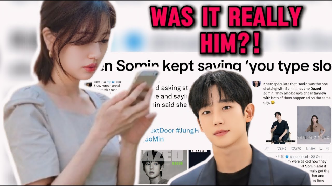 Fans Think Jung Hae-in Was Behind These Texts to Jung So-min!