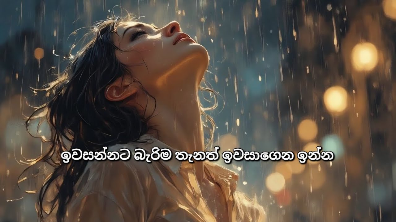 ඉවසන්නට බැරිම තැනත් ඉවසාගෙන ඉන්න #sinhalasongs #originallyrics 