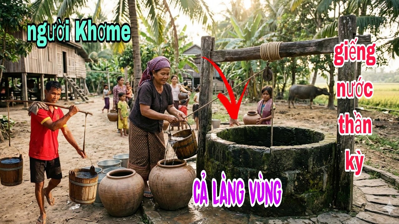 Về vùng bảy núi tri tôn anh người dân tộc đào giếng gánh nước cả nhà Sài 