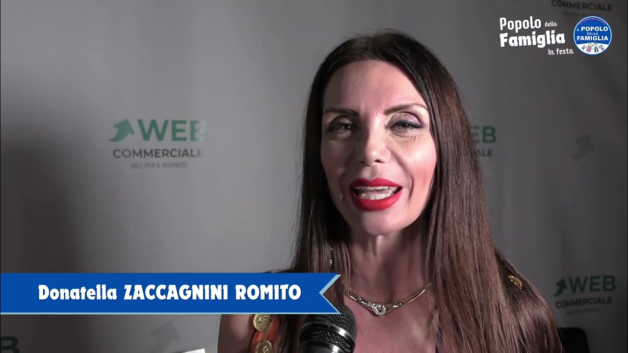 Donatella ZACCAGNINI ROMITO - Intervista FESTA NAZIONALE POPOLO DELLA FAMIGLIA