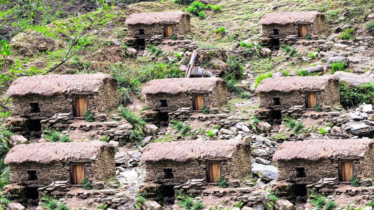 Real Nepal Village Life | The Way of Living and Drinking of Poor People in The Village | Rural Life