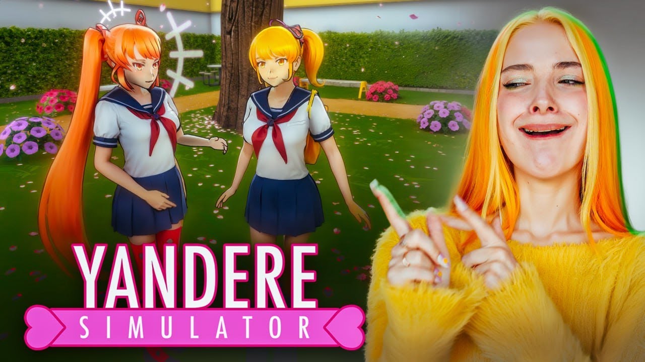 ЗАЩИЩАЮ ПОДРУГУ от ЯНДЕРЕ ► Yandere Simulator