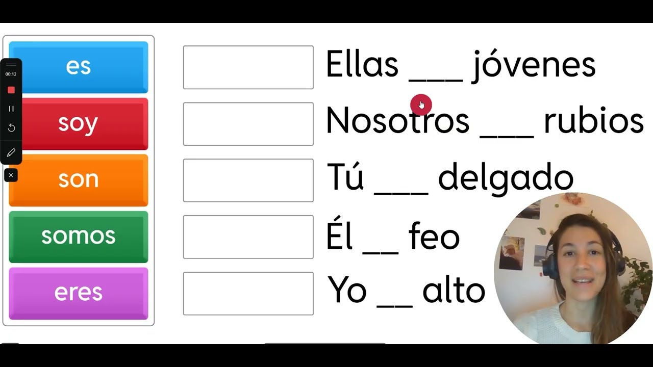 🎯 Practice the Verb “To Be” in Spanish – Beginner Friendly!