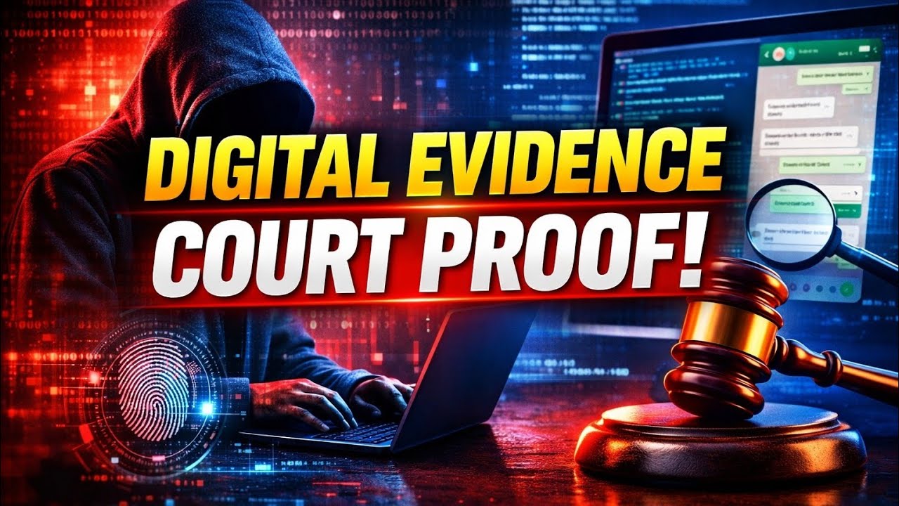 How Digital Evidence Proves Cyber Crime in Court | India Law Explained#everythingislegal 