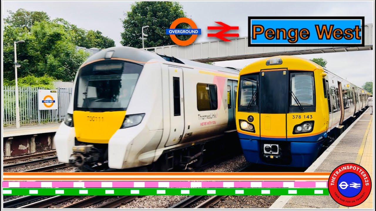 Trains at Penge West Station - ELL/BML (31/05/2025)