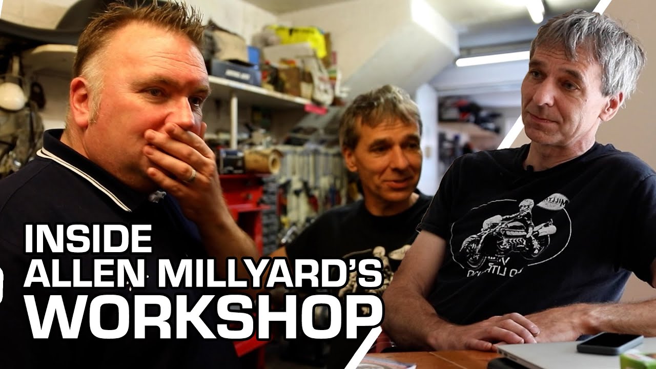 What does Allen Millyard's workshop look like?