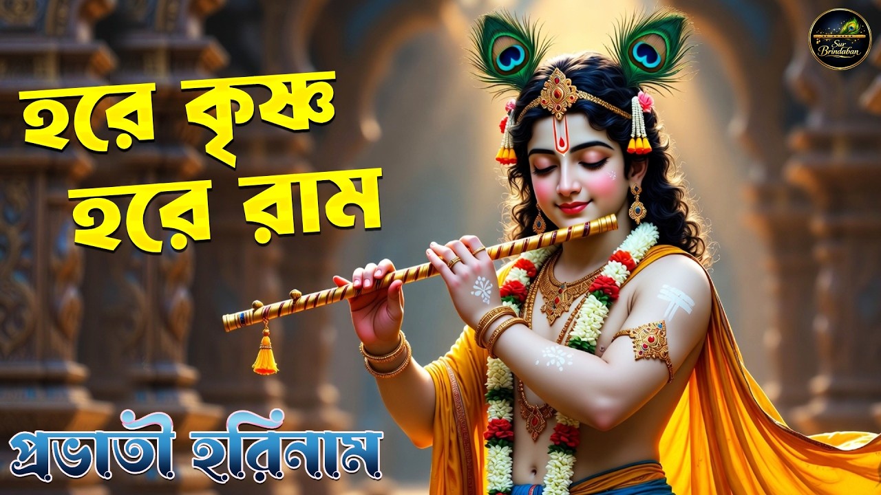 হরে কৃষ্ণ হরে রাম (মহামন্ত্র) 🌼 Hare Krishna Hare Rama Mahamantra | Powerful Krishna Bhajan Nonstop