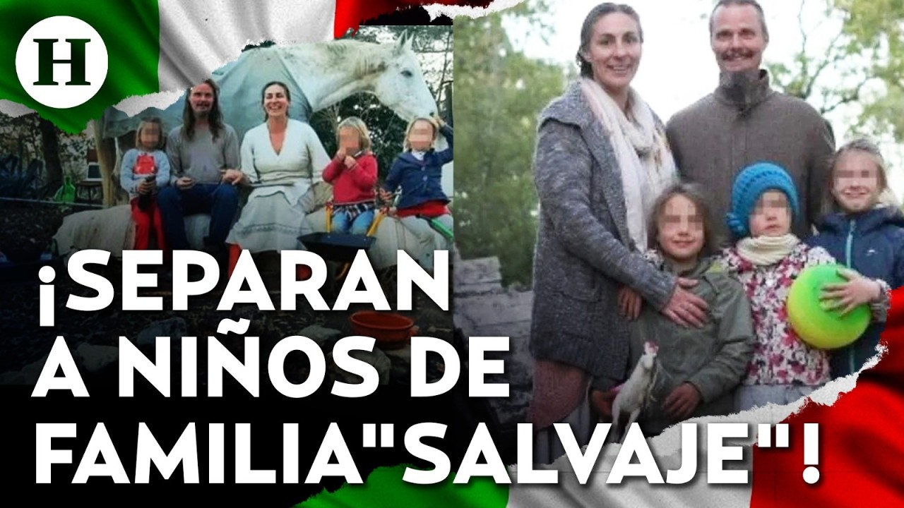 &iexcl;Viv&iacute;an sin luz ni agua! Separan a ni&ntilde;os de sus padres por vivir aislados en un bosque de Italia
