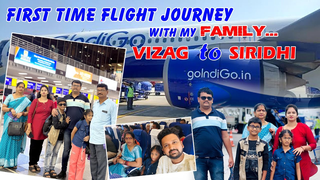 First time flight journey with my family ✈️  Vizag to Shiridi || Telugu vlogs || Day - 2