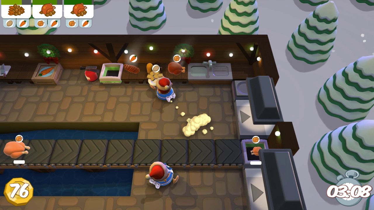 [Overcooked - DLC Festive Seasoning] Solo 1-7 3☆