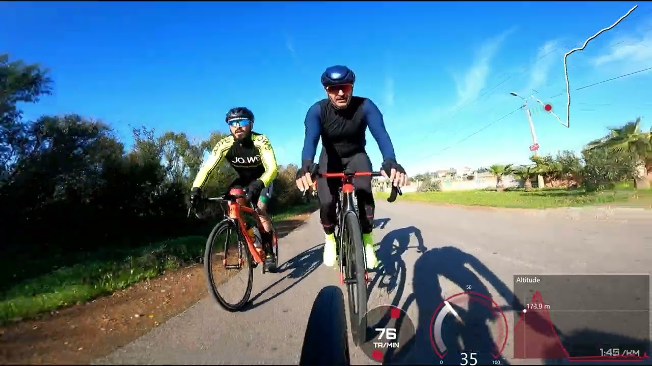 Ain Chferjla vers Bouznika - Temara cycling GR