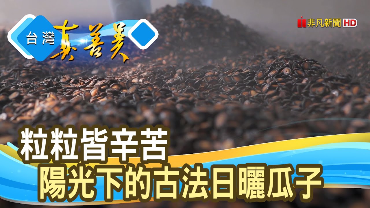陽光下“古法日曬瓜子”｜寶達香瓜子｜【台灣真善美】2021.02.11