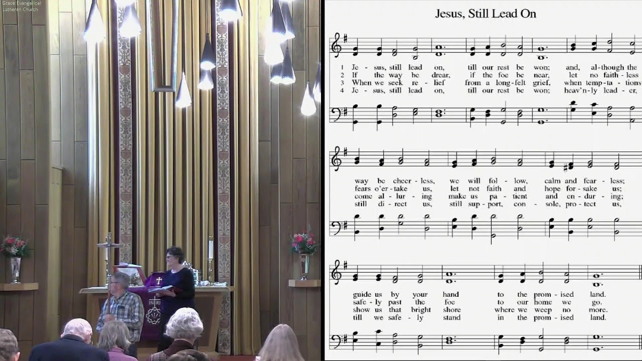 Grace Evangelical Lutheran Church, February 22, 2026  10am ET