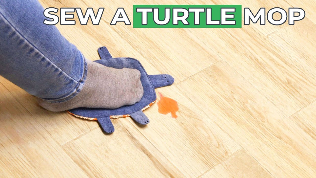 DIY Turtle Mop - with a FREE pattern in 2 sizes