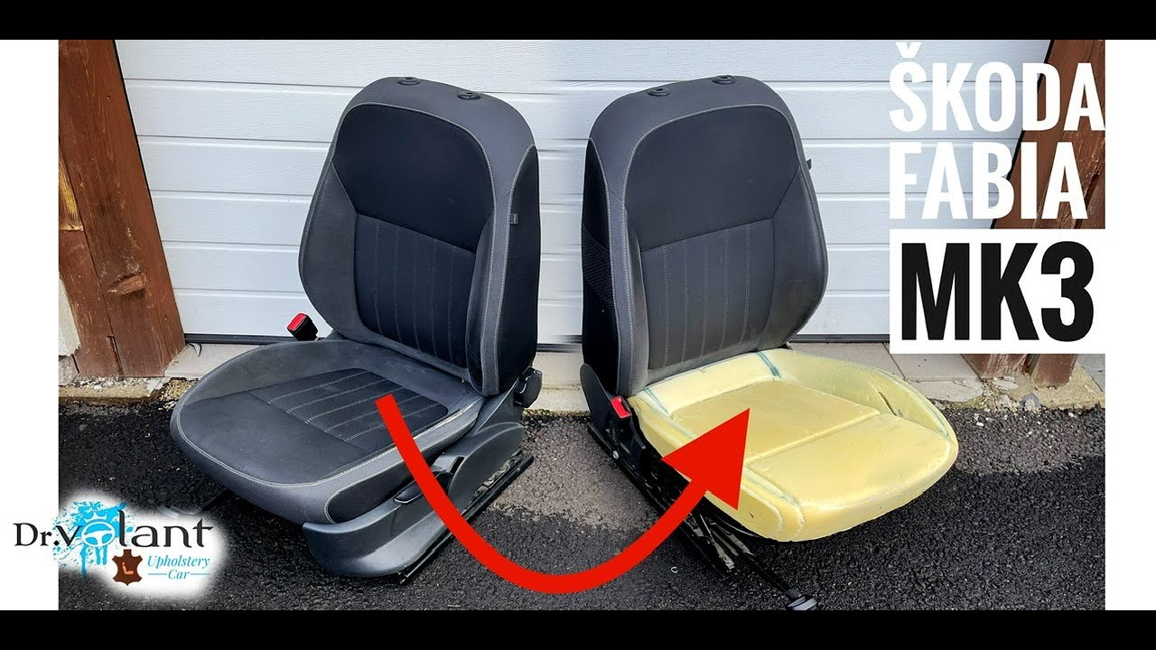 Škoda Fabia 3 seat cover removal front seat