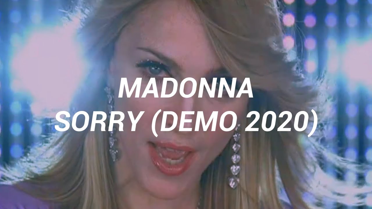 Madonna - Sorry (Demo 2020) [Sub Español]