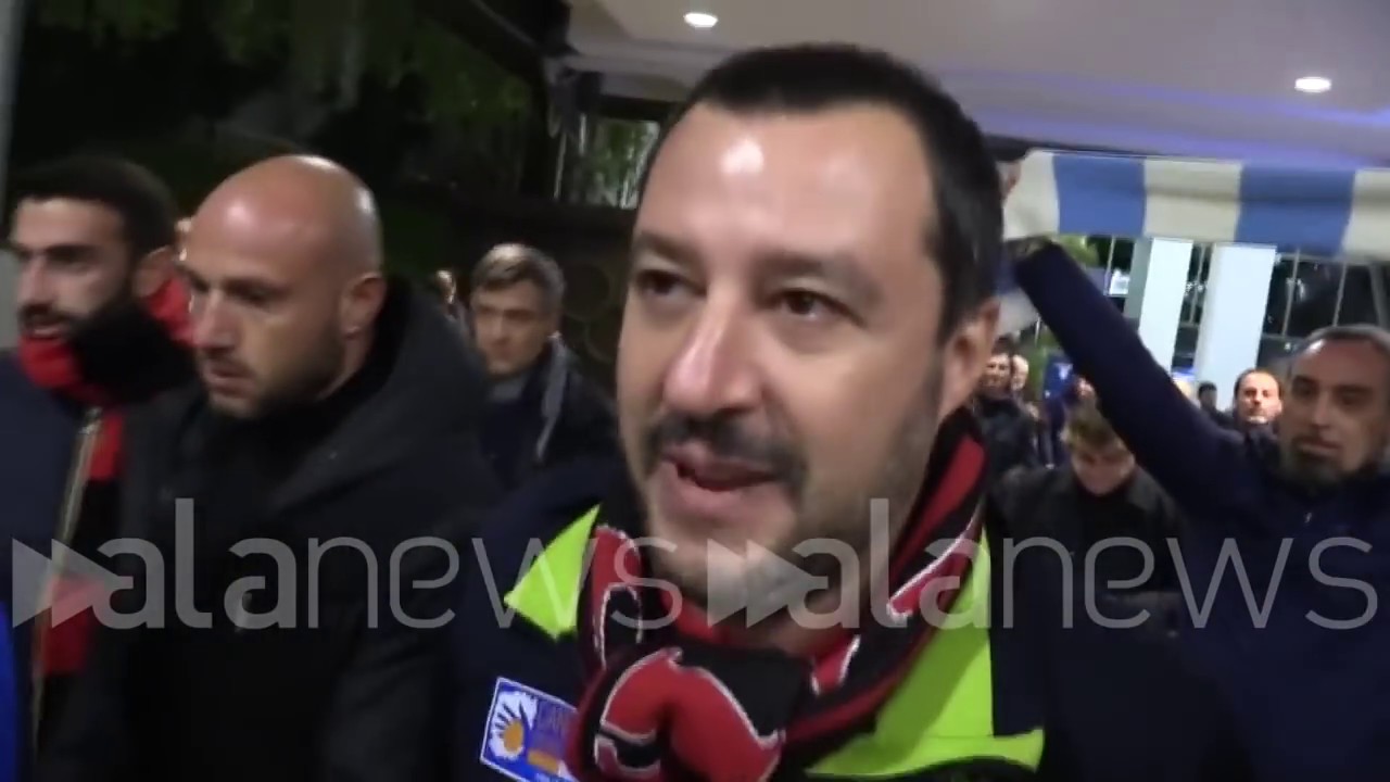 Lazio-Milan, Salvini contro Gattuso: 