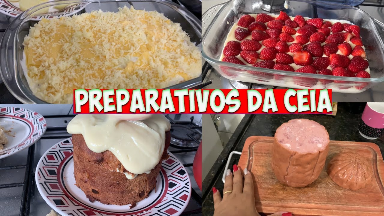 PREPARANDO A CEIA DE NATAL - FIZ SOBREMESAS - VLOG DA FAMÍLIA ALMEIDA